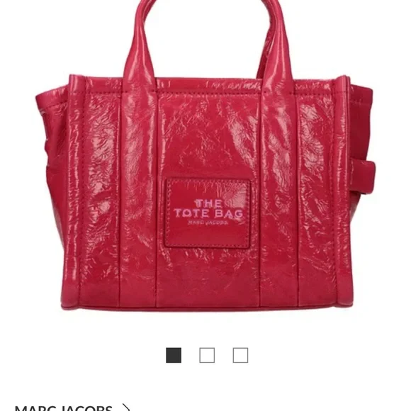 NEW Marc Jacobs The Shiny Crinkle Mini Tote Bag - Picture 5 of 10